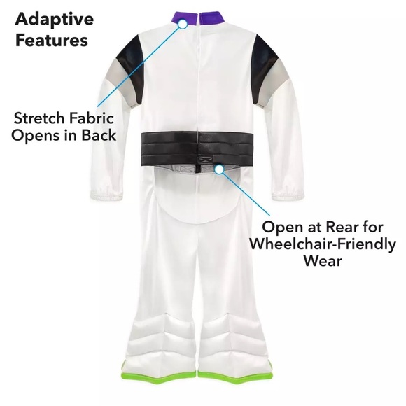 Buzz Lightyear Adaptive Costume for Kids – Toy Story LARGE NWT - Picture 4 of 7